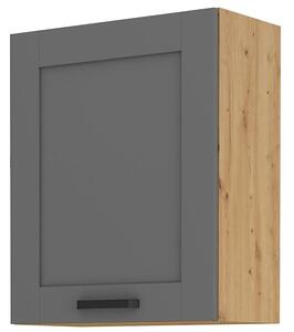 Felső konyhaszekrény Lucid 60 G 72 1F (artisan tölgy + dustgrey)