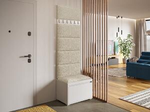 Előszoba garnitúra Comfivo Pinus V, 207x65x34cm, Kárpit, Laminált forgácslap