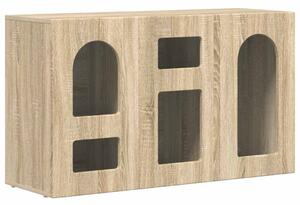 VidaXL Széf Sonoma tölgy 100 x 35 x 59 cm Faanyag
