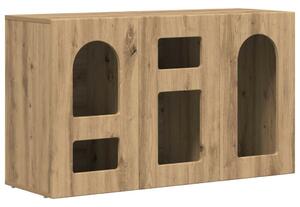 VidaXL Széf Artisan tölgy 100 x 35 x 59 cm Faanyag