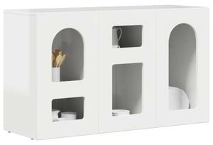VidaXL Széf Magas Fényű Fehér 100 x 35 x 59 cm Faanyag