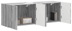 VidaXL TV Fali Szekrény 2 pcs Szürke Sonoma 59,5 x 31 x 40 cm Faanyag