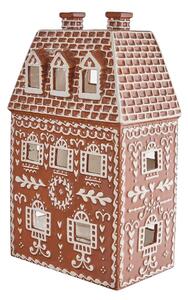 GINGERBREAD kerámia mézeskalács ház 30 cm