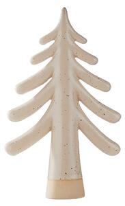SYLVAN SPIRIT kerámia dekor fenyő 20 cm , bézs