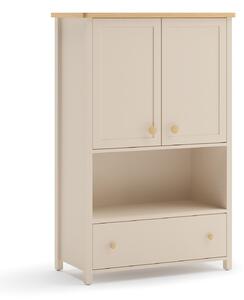 Komód Romelbo 144, 132x85x42cm, Bézs, Tölgy, Laminált forgácslap