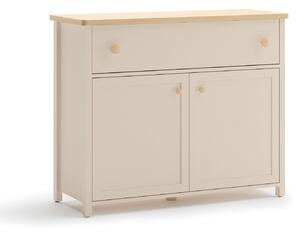 Komód Romelbo 150, Laminált forgácslap, 90x110x42cm, Tölgy, Bézs