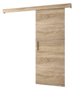 Tolóajtó 90 cm Sharlene I (sonoma tölgy + sonoma tölgy + fekete)