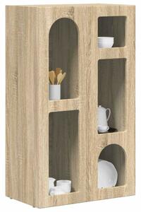 VidaXL Széf Sonoma tölgy 59 x 35 x 100,5 cm Faanyag