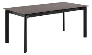 Asztal Norsica 974, 76x90cm, Fekete