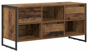 VidaXL TV szekrény fiókkal Öreg fa 100 x 36 x 49,5 cm Faanyag