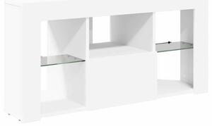 VidaXL Sarok LED TV szekrény Fehér 100 x 40 x 50 cm Faanyag