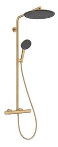 Hansgrohe Raindance Alive S Puro zuhanyrendszer termosztátos csapteleppel szálcsiszolt bronz 24594140