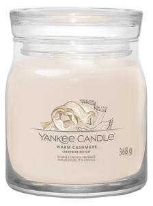 Yankee Candle Signature Warm Cashmere illatos gyertya közepes üvegben, 368 g