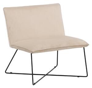 Fotel Dallas 5000, Kárpit, 83x62x72cm, Bézs, Fekete