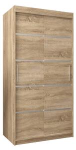 Ruhásszekrény 100 cm Verika 1 100 (sonoma tölgy)