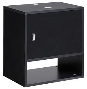 Fali mosdószekrény LIMERIA 45 cm Fekete