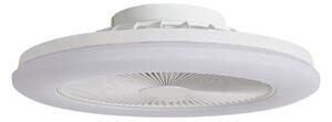 Vedin LED mennyezeti ventilátor, Ø 45 cm, RGBW, dimmelhető, fehér, DC – Lindby Lindby, Vedin, dimmable, Fehér, Nappali, Műanyag, Modern