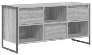 VidaXL TV szekrény fiókkal Szürke Sonoma 100 x 36 x 49,5 cm Faanyag