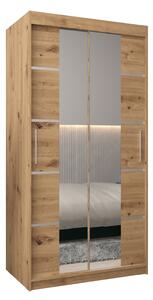 Ruhásszekrény 100 cm Verika 4 100 (artisan tölgy)