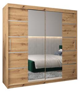 Ruhásszekrény 200 cm Verika 4 200 (artisan tölgy)