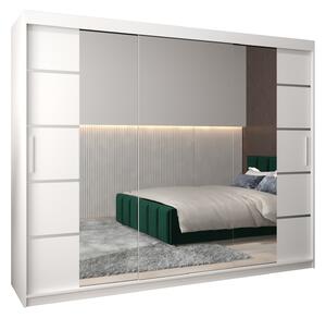 Ruhásszekrény 250 cm Verika 4 250 (fehér)