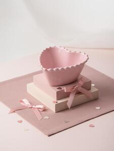 Sinsay - Valentin-napi kerámia tál szív alakban - pasztellpink