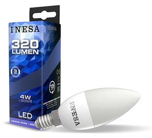 LED izzó E14 4W 160° LED gyertya izzó 6500K G3 320Lm