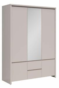Gardróbszekrény Nolroma 118, Laminált forgácslap, 211x154x56cm, Kasmír