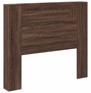 VidaXL Fejtámla polcokkal Barna Tölgy 120 x 16,5 x 103,5 cm Faanyag
