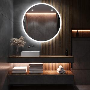 Kerek fürdőszoba tükör LED világítással E1