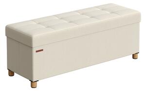 Bancuta hol cufar cu depozitare Melisa Crem 110x38x40 cm