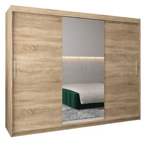 Ruhásszekrény 250 cm Toki 1 (sonoma tölgy + sonoma tölgy)