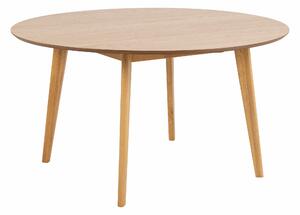 Asztal Norsica 481, 76cm, Világos fa, Kaucsuk