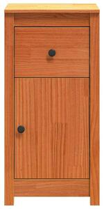 VidaXL Széf fiókkal 2 pcs Faggyú barna 39 x 34,5 x 80 cm Tömör fenyőfa