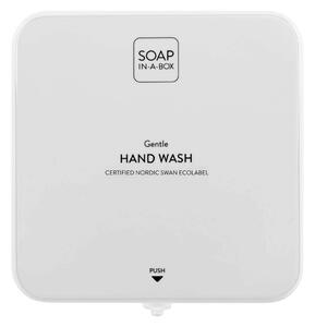 Soap-In-A-Box fényes fehér szappan adagoló, előlap