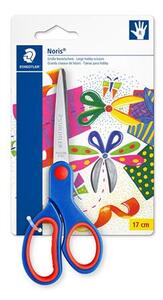 Olló, hobbi, 17 cm, STAEDTLER Noris 965, kék (TS96517NBK)