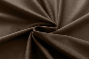 VELVET 2db barna sötétítőfüggöny fém gyűrűkkel 135x250 cm