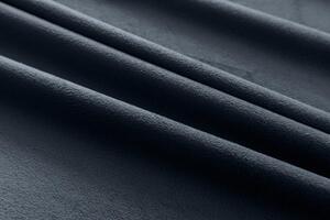 VELVET sötétszürke sötétítőfüggöny 135x250 cm Felfüggesztés: Hullámos sínszalag