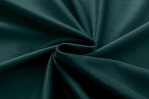 VELVET zöld sötétítőfüggöny 135x250 cm Felfüggesztés: Fém gyűrűk