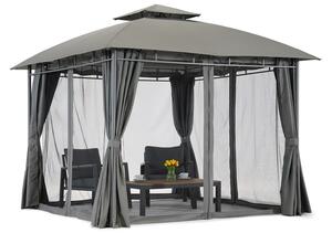 Garden Point Sicily 3x3m-es antracit kerti pavilon