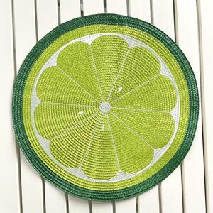 Lime mintás alátét - kerek