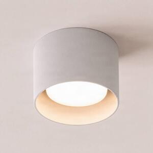 Ideal lux Ideal Lux lefelé irányuló lámpa Spike Round, fehér, alumínium, Ø 10 cm, Fehér / opál, Nappali / Étkező, Alumínium, Modern