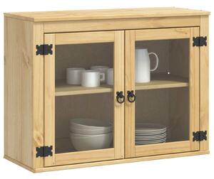 VidaXL Cabinet SKI Mézes Barna 80 x 32 x 60 cm Tömör fenyőfa