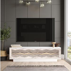 TV asztal/Szekrény Fire (fehér) . Akció -30%
