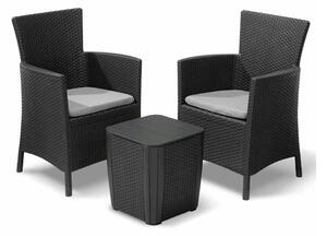 Iowa Balcony kerti bútor garnitúra luzon asztallal