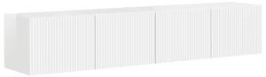 VidaXL TV Fali Szekrény 2 pcs Fényes Fehér 78,5 x 31 x 29,5 cm Faanyag
