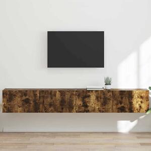 VidaXL TV Fali Szekrény 2 pcs Füstölt tölgy 98 x 31 x 29,5 cm Faanyag