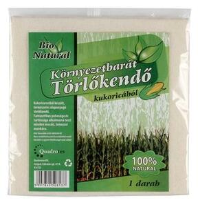 Törlőkendő, BIO NATURAL, kukorica (KHK620)