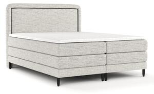 Világosszürke boxspring ágy 160x200 cm Dove – Maison de Rêve