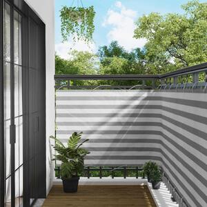 VidaXL Erkély Szúnyogháló Világosszürke és fehér 110 x 700 cm